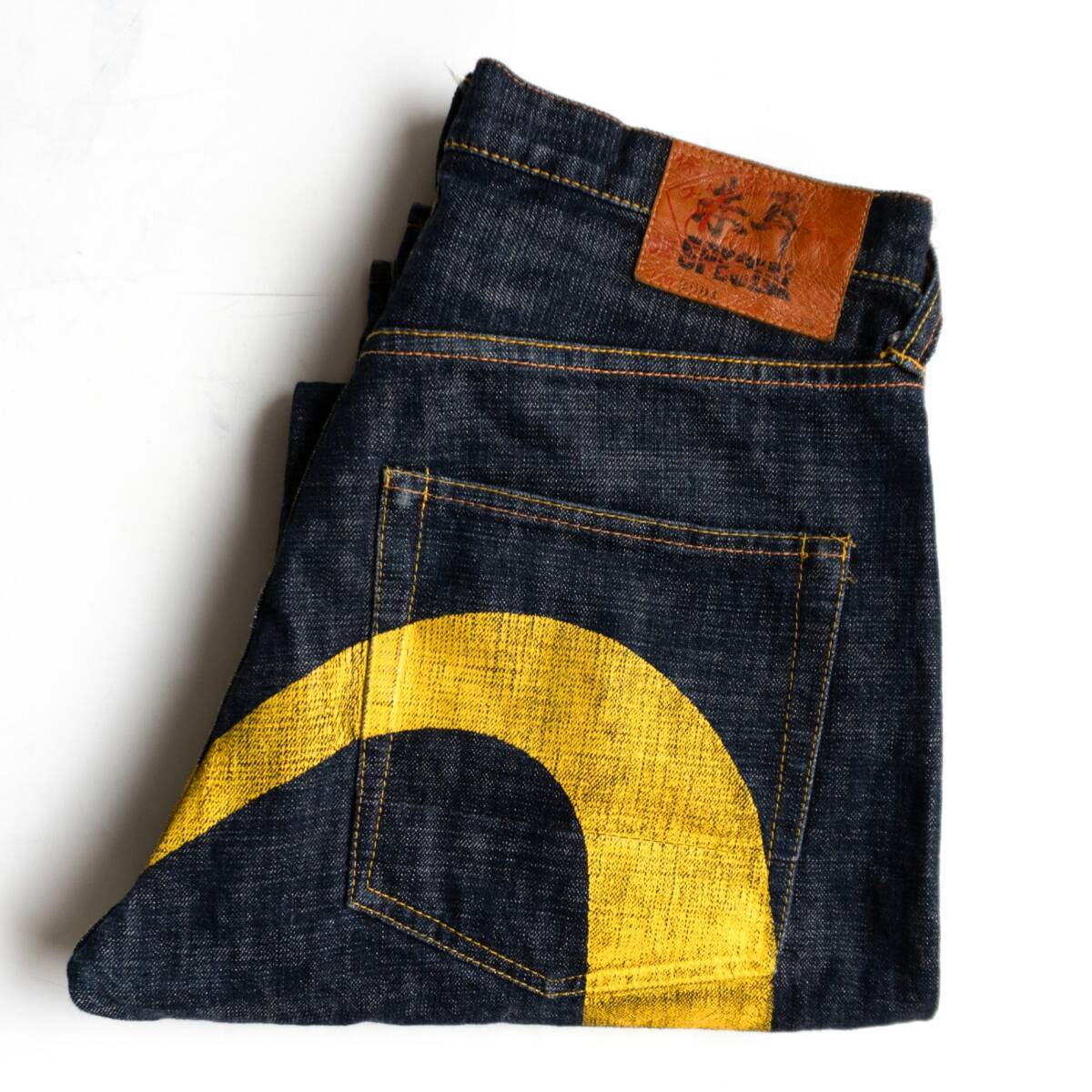 雰囲気抜群/濃紺】EVISU【LOT.0119 メニーポケット デニムパンツ】36