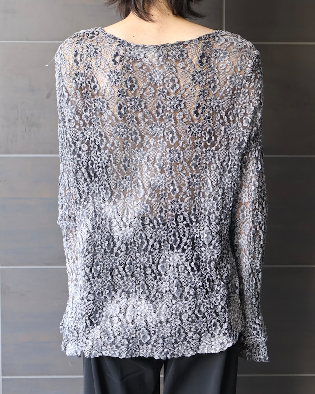 embroidery sleeve flare second knit