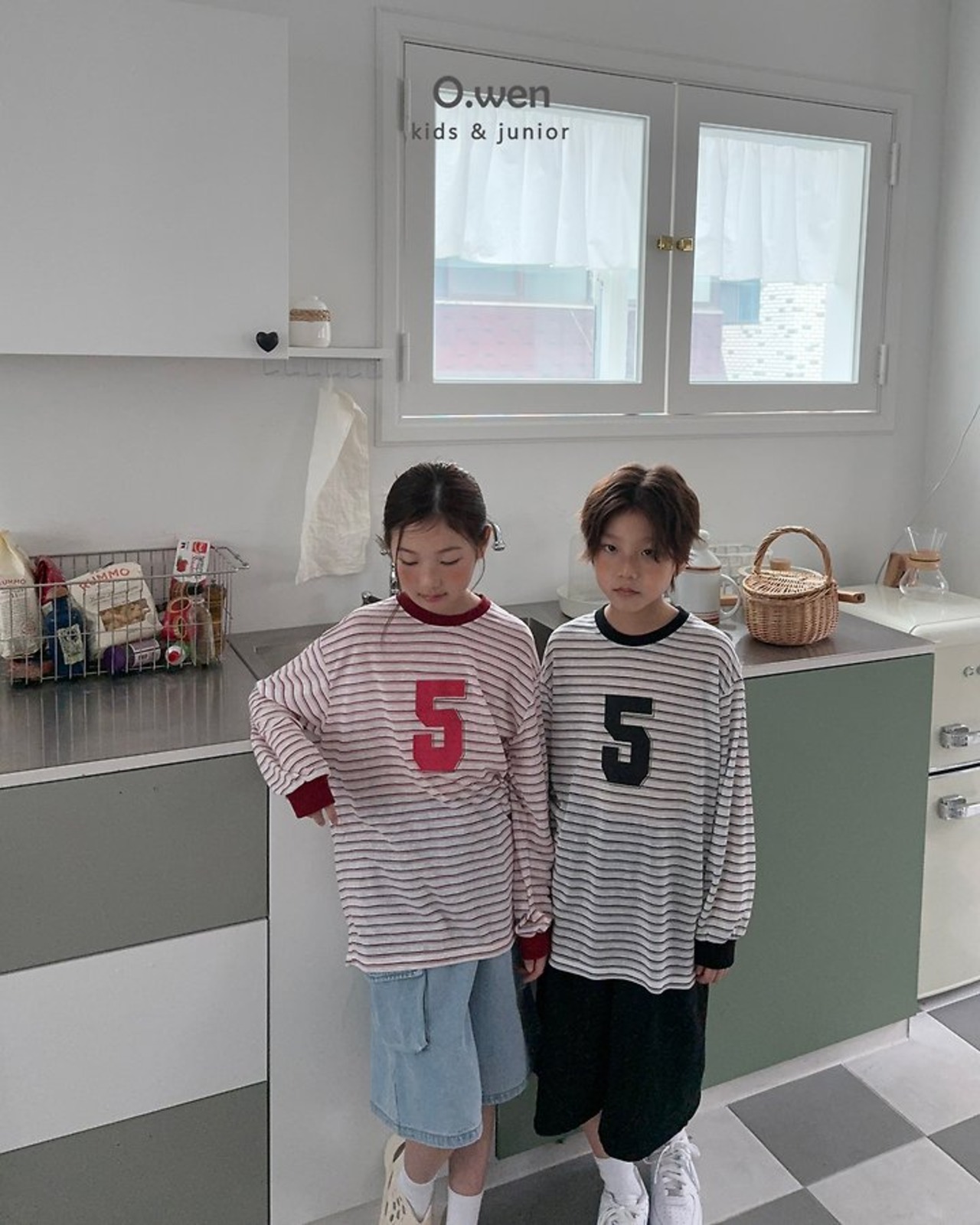 [O.wen] Soft Summer Long Sleeve T-shirt (JS/JM/JL/JXL) / [오웬] 소프트썸머긴팔티 (JS/JM/JL/JXL)