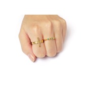 【RESTOCK】S925 TRIPLE GREEN ZIRCONIA RING