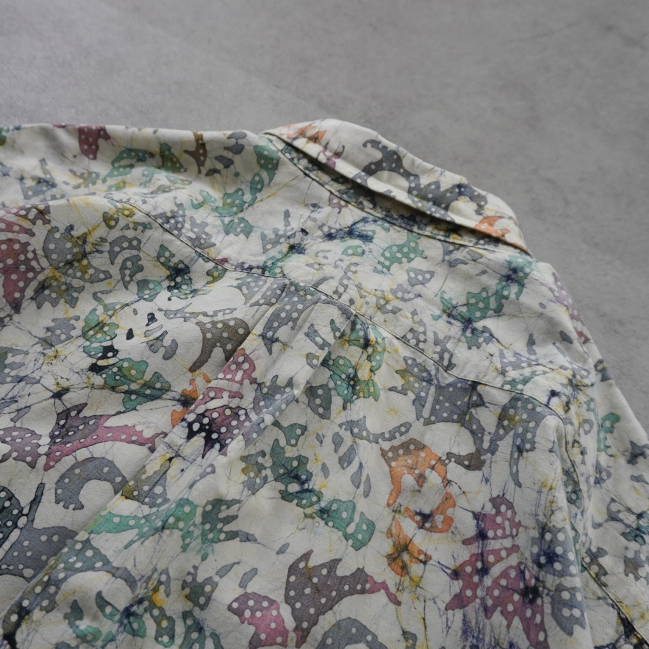 90s LANS'END Handwoven Madras S/S BD Shirt "made in USA" [L] 古着 - 8