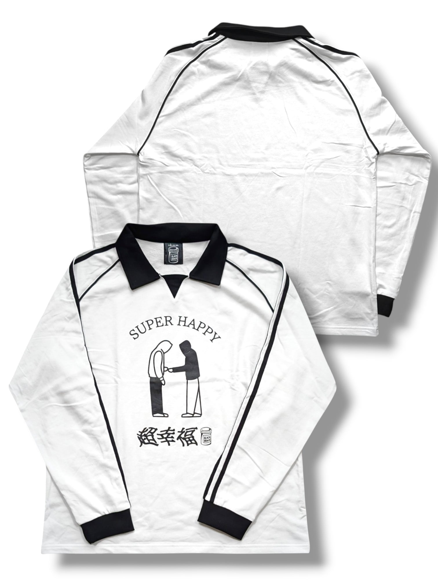 Super Happy LS Game Shirt | BLACK BRAIN