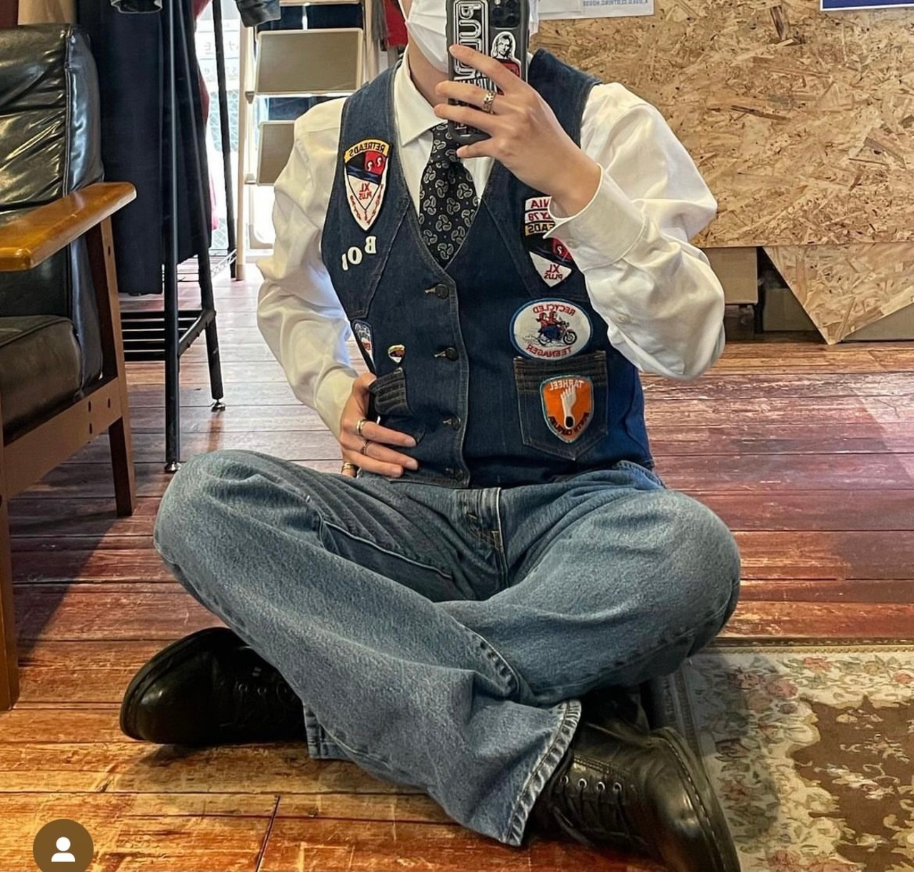 ➃ ビンテージ 取り除き 70s 2XL タグ付 Special カーディガンニット 美品 