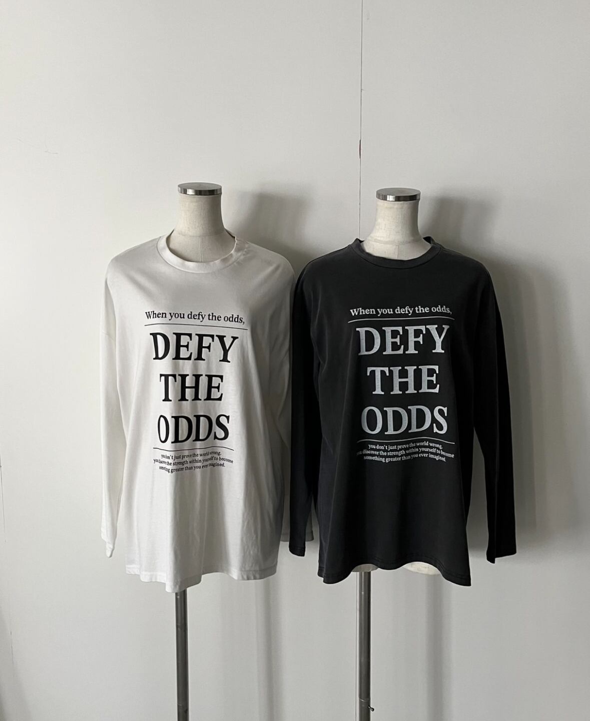 【PASSIONE】ロゴロングスリーブTシャツ