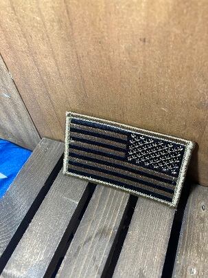 ミリタリー ベルクロ ワッペン 星条旗 OCPカラー 右袖用 PM1320V