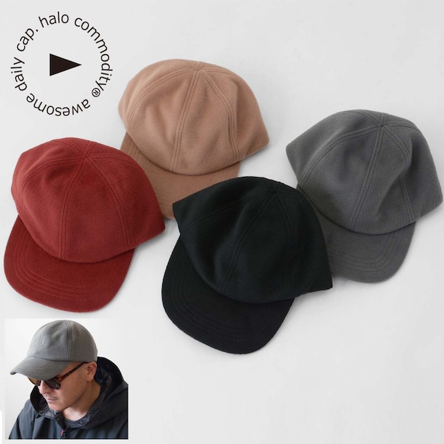 【SALE 20%OFF】halo.commodity [ハロ コモディティ] Nap Cap [h223-218]ナップキャップ・アウトドアキャップ・ナイロンキャップ・おしゃれキャップ　MEN'S / LADY'S [2022AW]