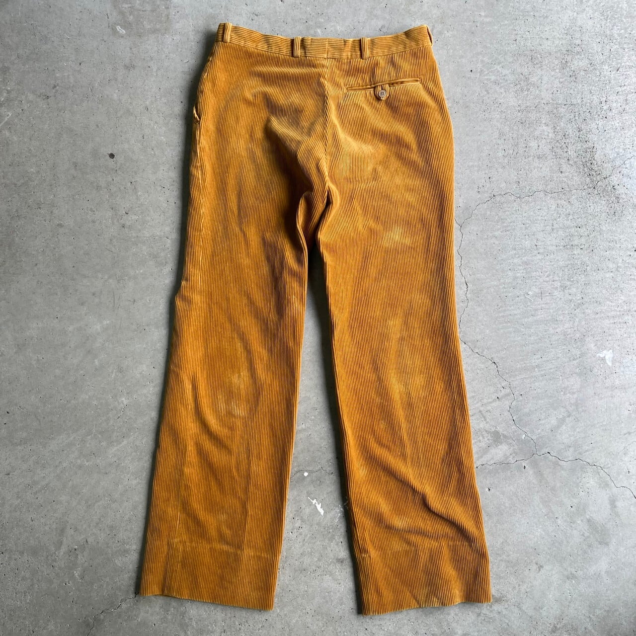 VINTAGE / ヴィンテージ  | 推定1950s～ | French Corduroy Pants フレンチワーク 太畝 コーデュロイ ワイド パンツ | ブラウン | メンズ