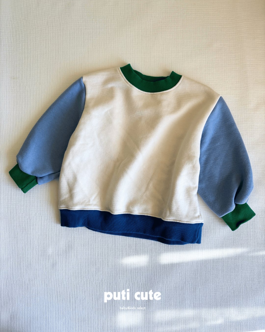 90-100 ꒰ 即納 ꒱ Block sweatshirts / Hei ⸝⋆