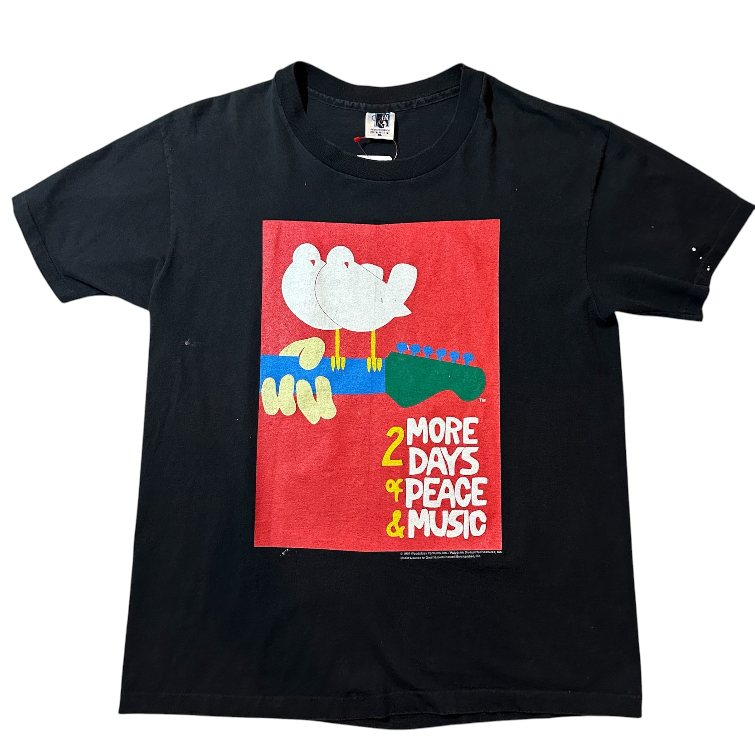 F469】90s GEM Woodstock T-shirt / 90年代 GEM ウッドストック T