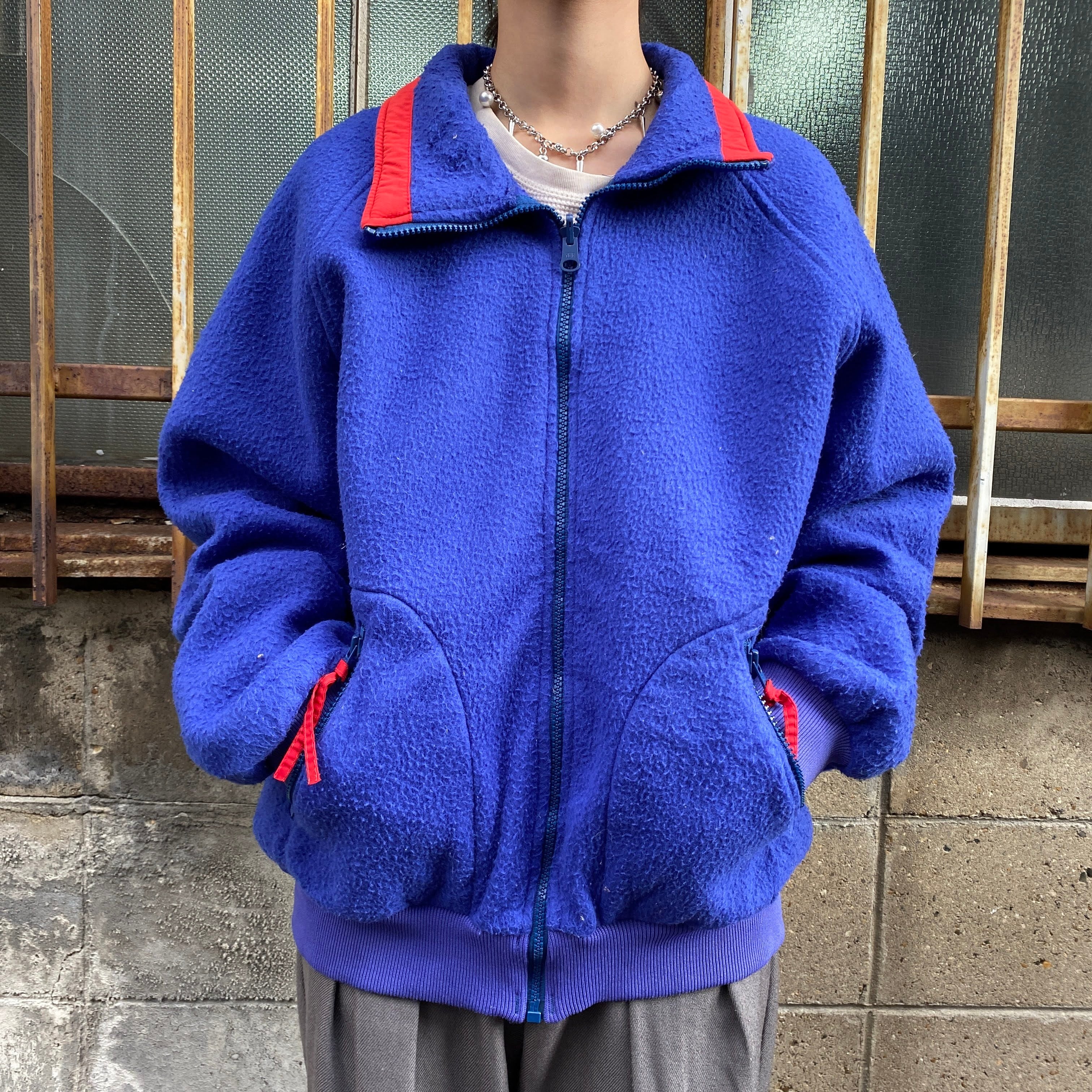 80年代 USA製 Columbia コロンビア フリースジャケット メンズL 古着 