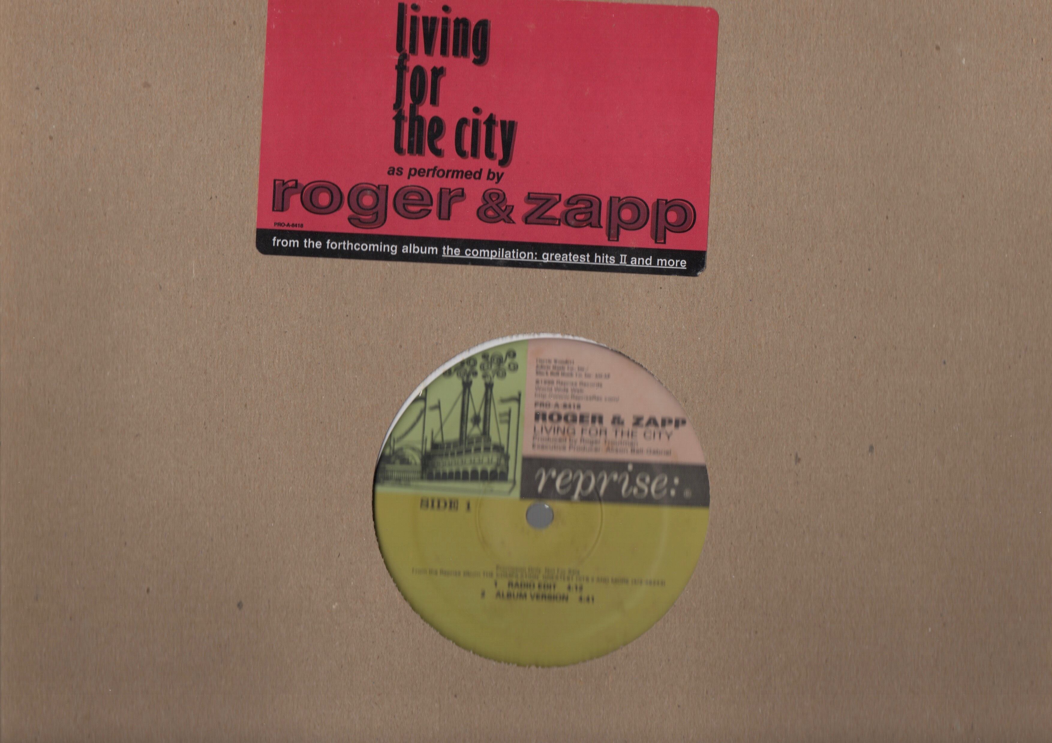 Living　12inch】Roger　COMPACT　The　City　Zapp　ASIA　For　DISCO