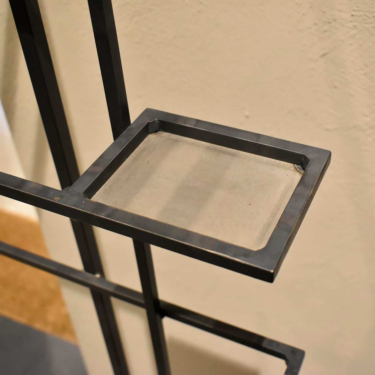 【土日限定SALE】アンティーク　鏡付きコート掛け 旭川家具 KATOH MOKKOU 加藤木工 Brooks ブルックス 吊り鏡 国産家具