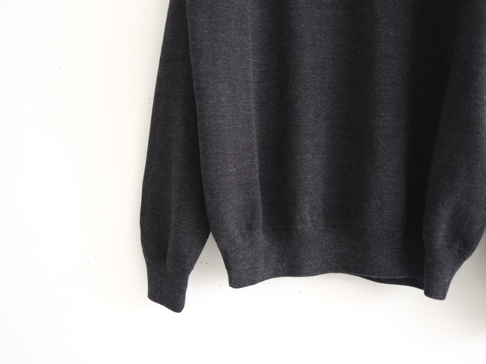 crepuscule Moss Stitch Skipper ブラック サイズ2 crepuscule / クレプスキュール | Moss Stitch Skipper - Black | 通販