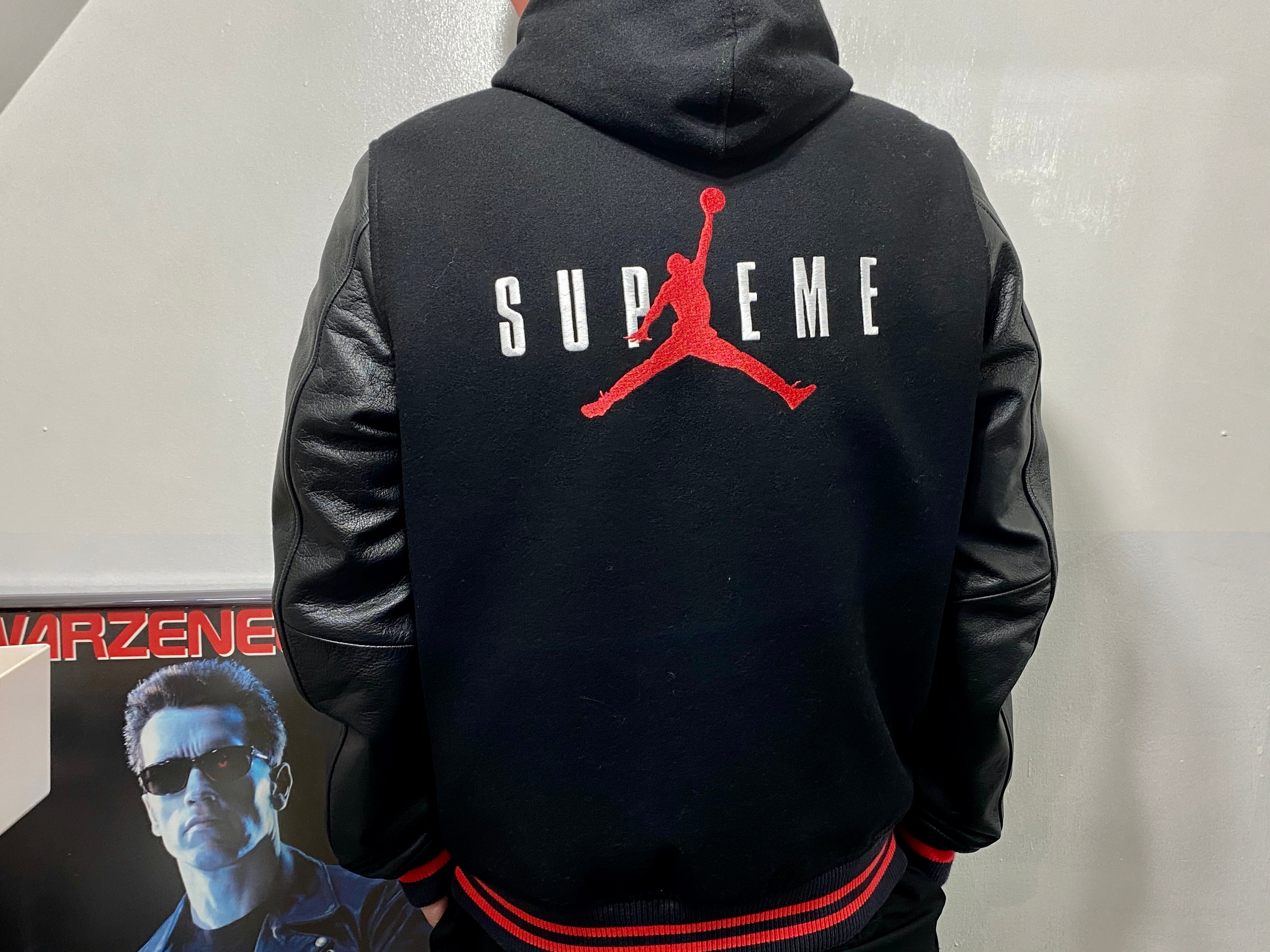 supreme×nike jordan jacket S black