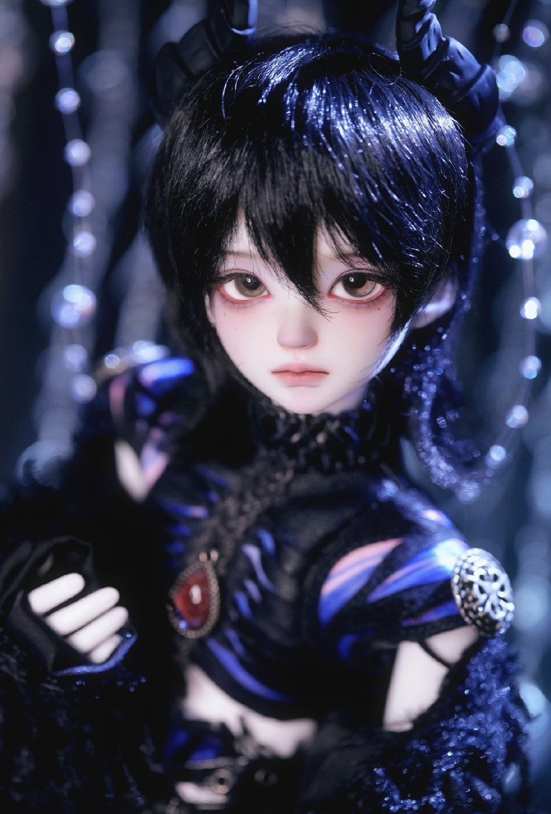 人外研究所 ヘッド メイク 鬼 球体関節人形 ドール bjd ヘッド