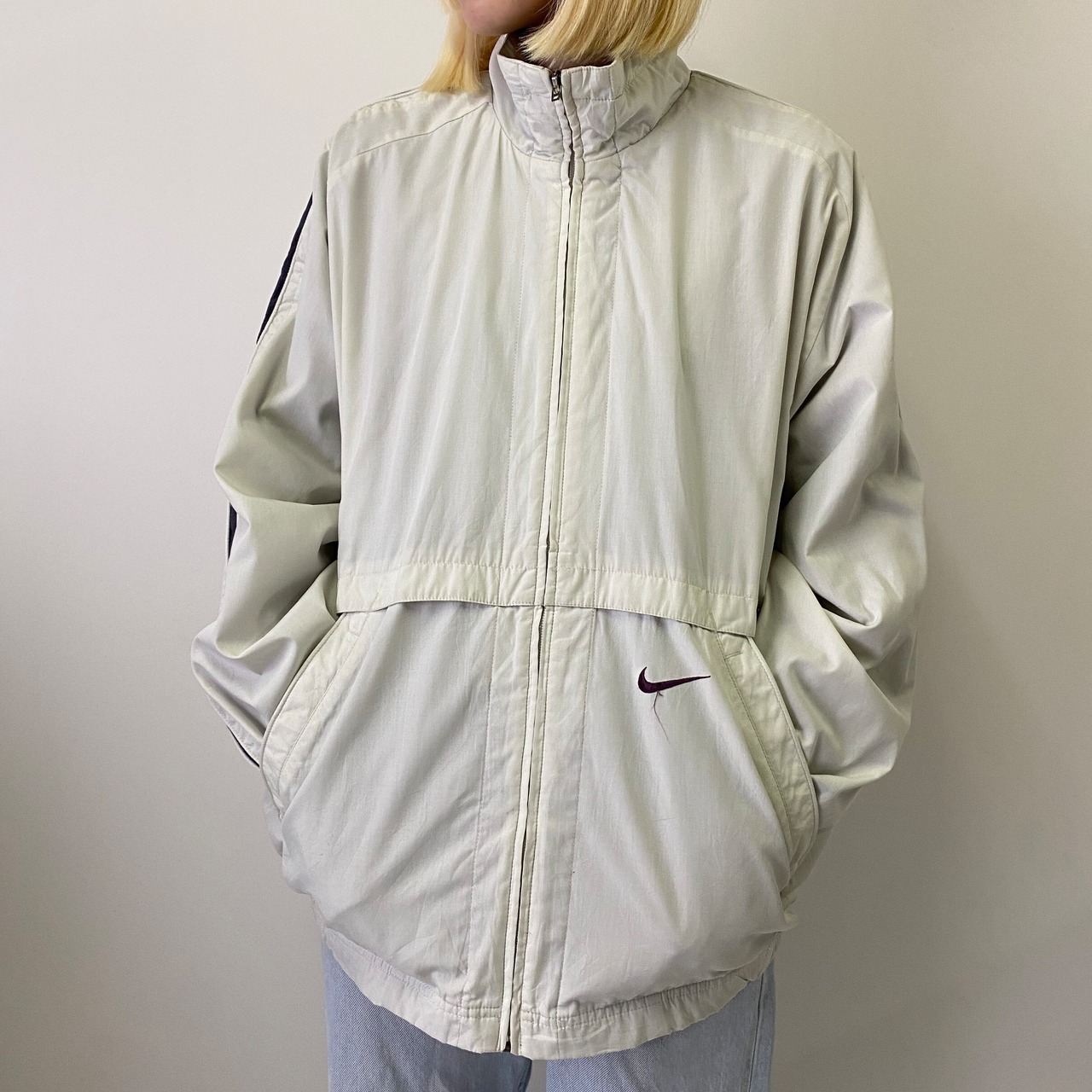 90年代〜00年代 NIKE ナイキ ウォッシュ ワンポイント刺繍ロゴ 