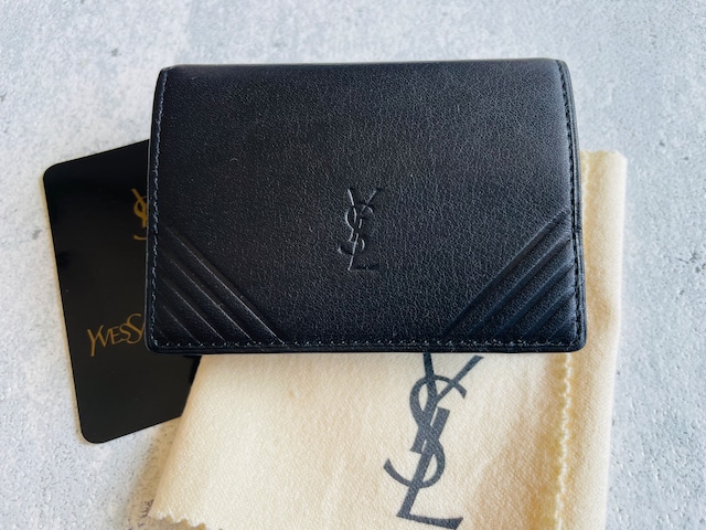 Yves Saint Laurent カサンドラロゴ型押し マルチコインケース