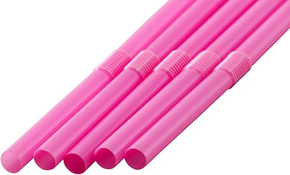 シバセ工業 491わらおストロー ジュース用 フレックス 口径6mm×21cm