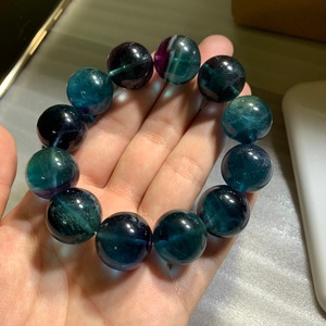 売約済み・大玉フローライトブレスレット