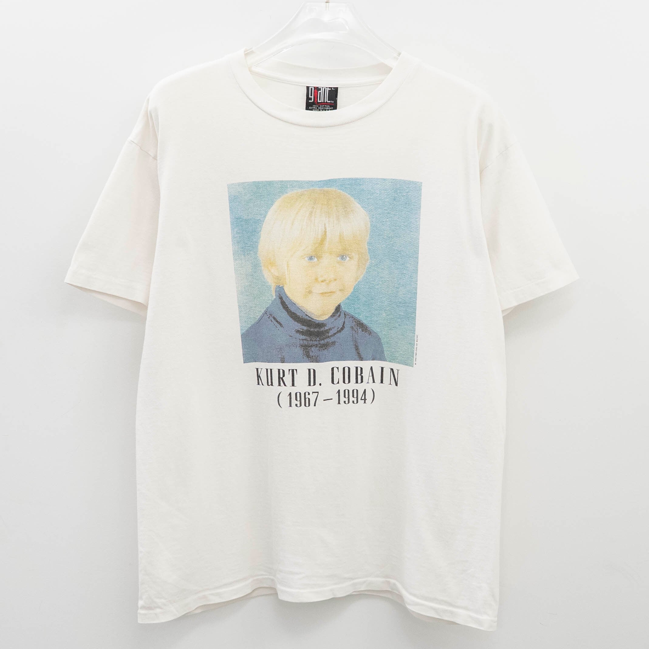 Nirvana " Kurt Memorial Child ” Giant L 【A7-435】