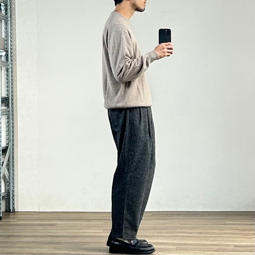 25AW》【STILL BY HAND】12G SILK MIXED PULLOVER スティルバイハンド