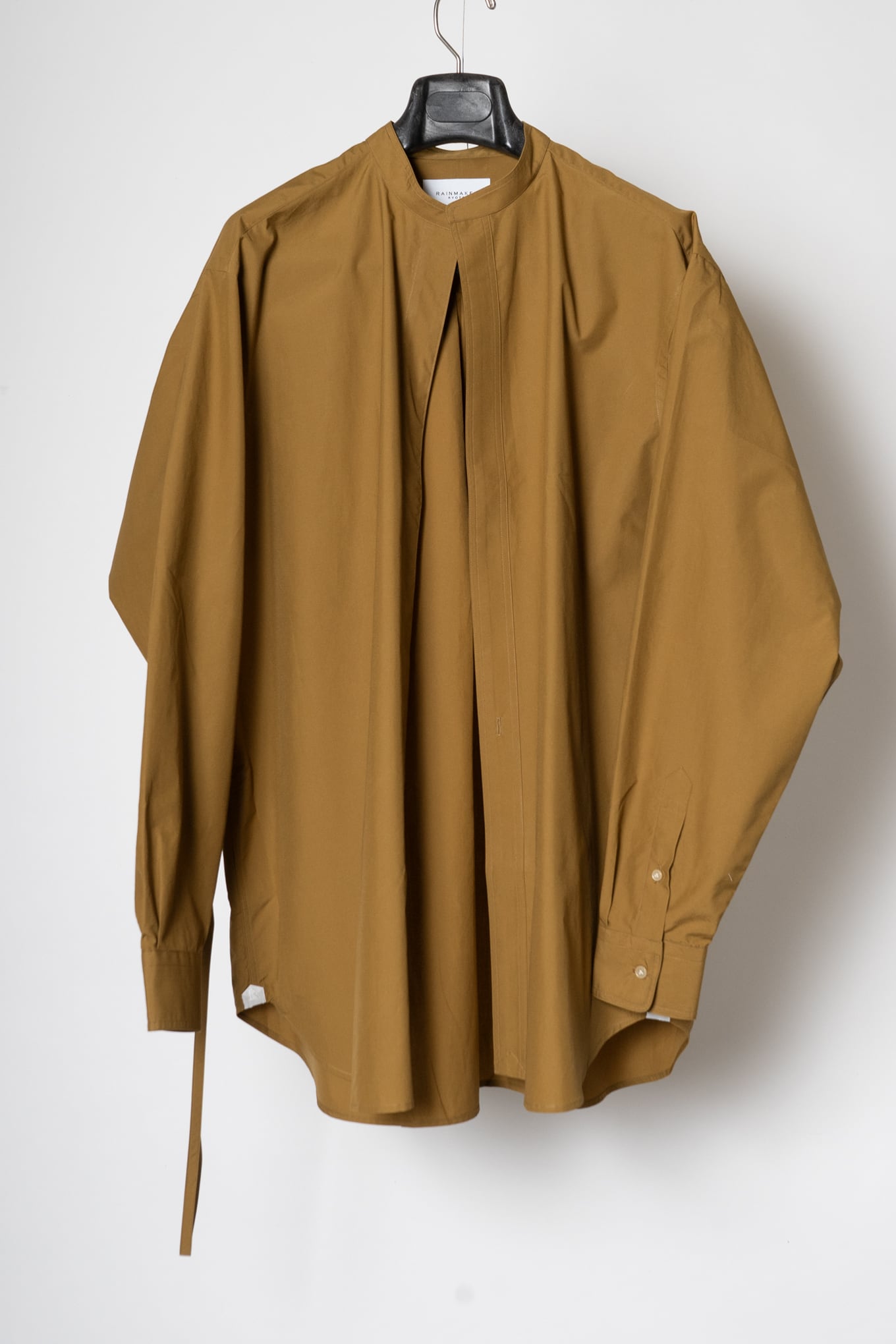 RAINMAKER】DOUBLE CLOTH NO COLLAR JACKET_PEARL GRAY | marfa store