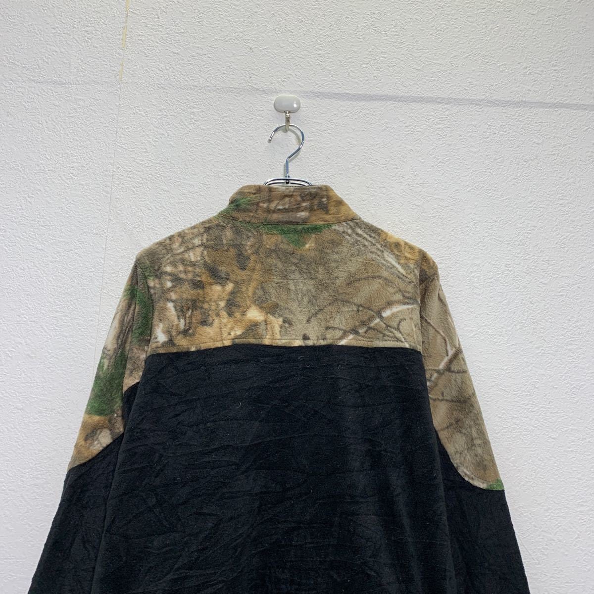 tallwoods ジップアップ フリース ジャケット M〜 ブラック ブラウン