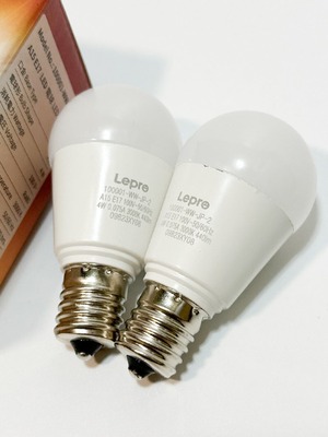 LED電球 E17 ミニクリプトン電球 40W形 440lm 電球色 2個 3000K E17 LED 小形電球 E17口金 広配光 密閉器具対応 省エネ