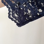 【総レース】大人可愛いトップス レースTシャツ｜ネイビー｜サムネイル5