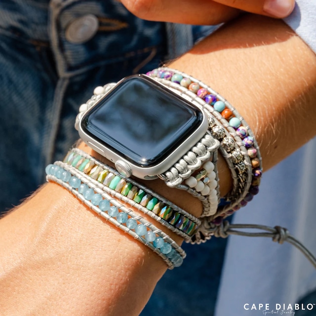 ケープディアブロ CAPE DIABLO CDAW0001M/41 オーシャンジャスパープロテクションアップルウォッチストラップ/Mサイズ 5Layers Apple watch strap