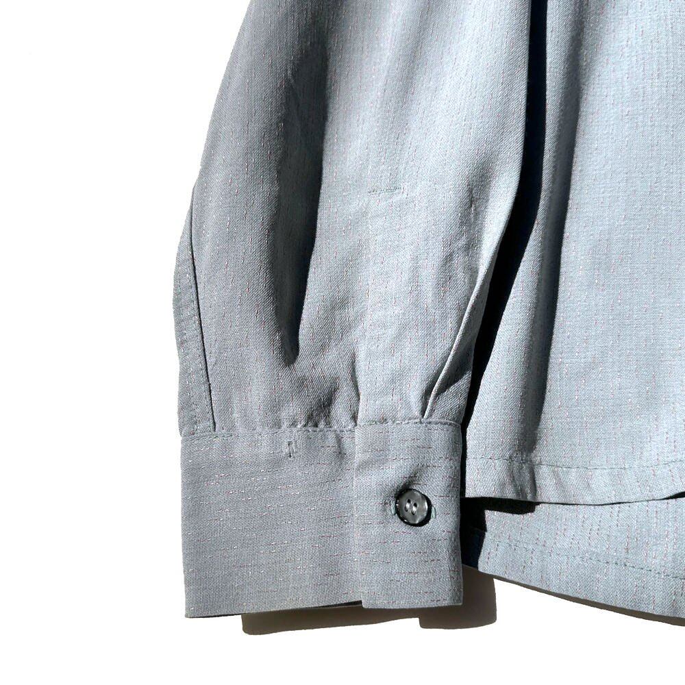 トップス 60s Da Vinci vintage rayon shirt Da Vinci - California] Vintage Open Collar Rayon Shirt [1960s