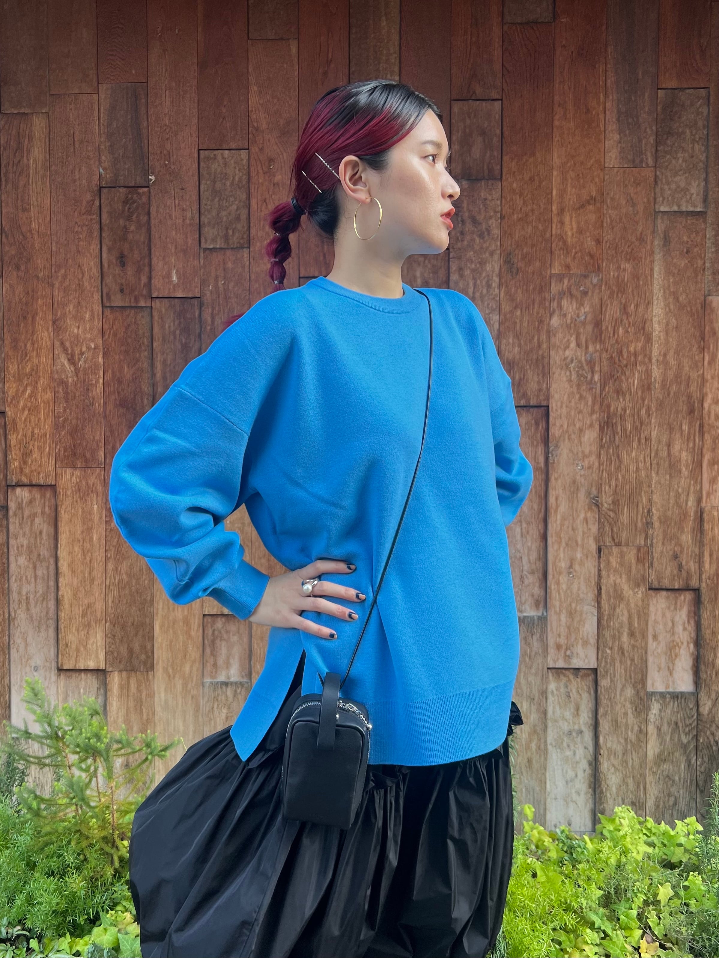 22AW】ENFOLD エンフォルド / COCOON-ARM BOX PULLOVER | TRENT 