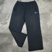 adidas fade side line wide sweat pants