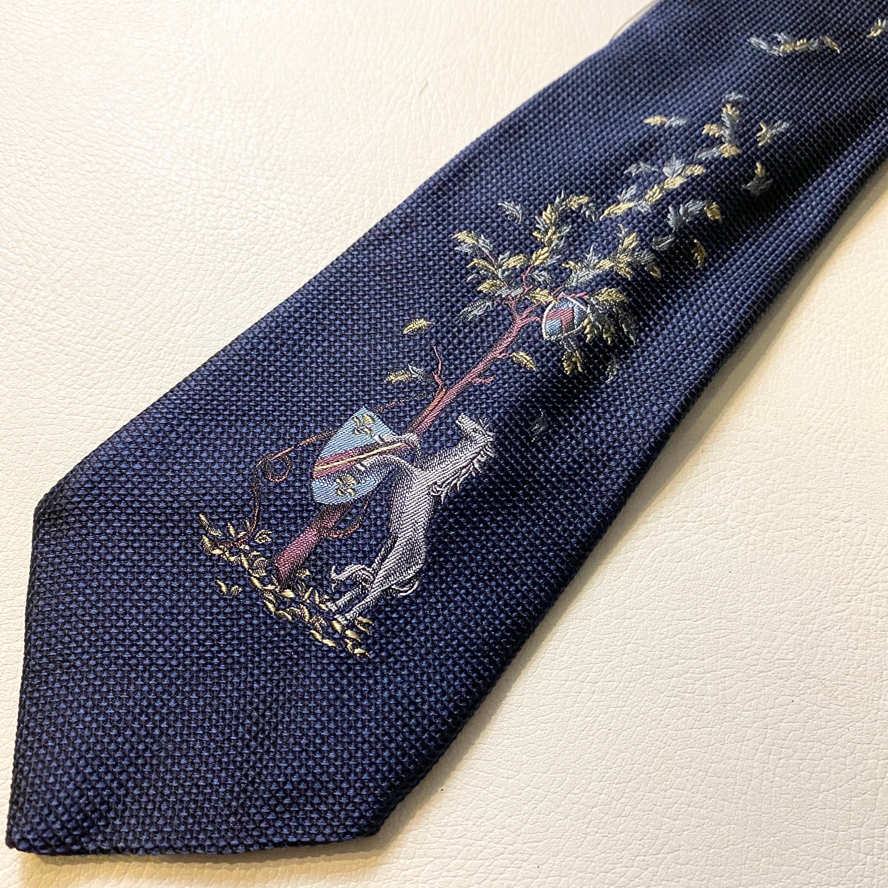DOMINIQUE FRANCE “coeur de soie” special silk tie | NOIR ONLINE