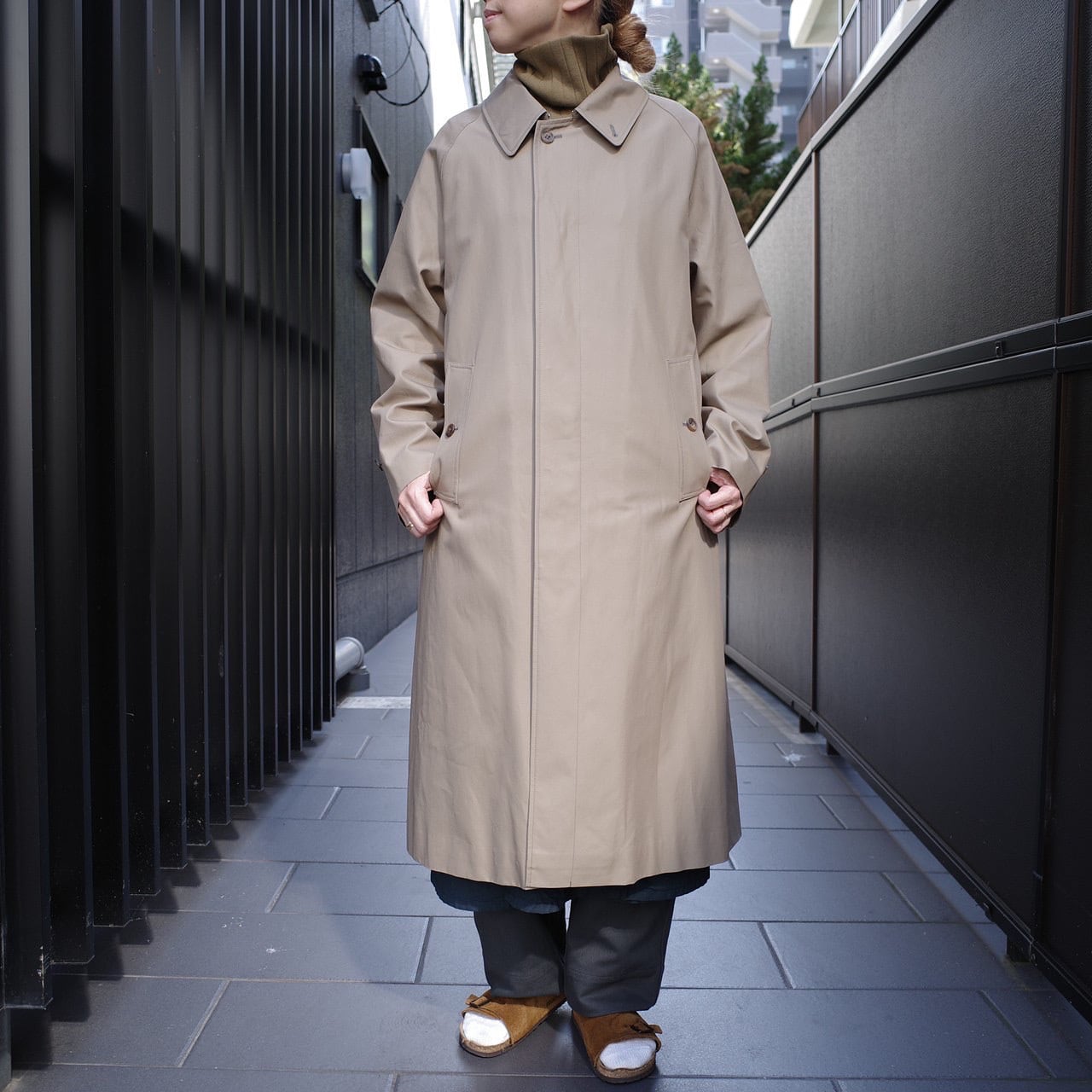 gorouharuの出品LENO リノ BAL COLLAR COAT #BEIGE サイズ：0 - ロング