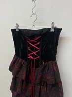 "A Foreign Brands" Cross Corset Fril Skirt