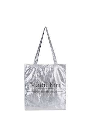 [Matin Kim] MATIN PALETTE ECOBAG IN SILVER 正規品 韓国ブランド 韓国通販 韓国代行 韓国ファッション マーティンキム matinkim 日本 店舗