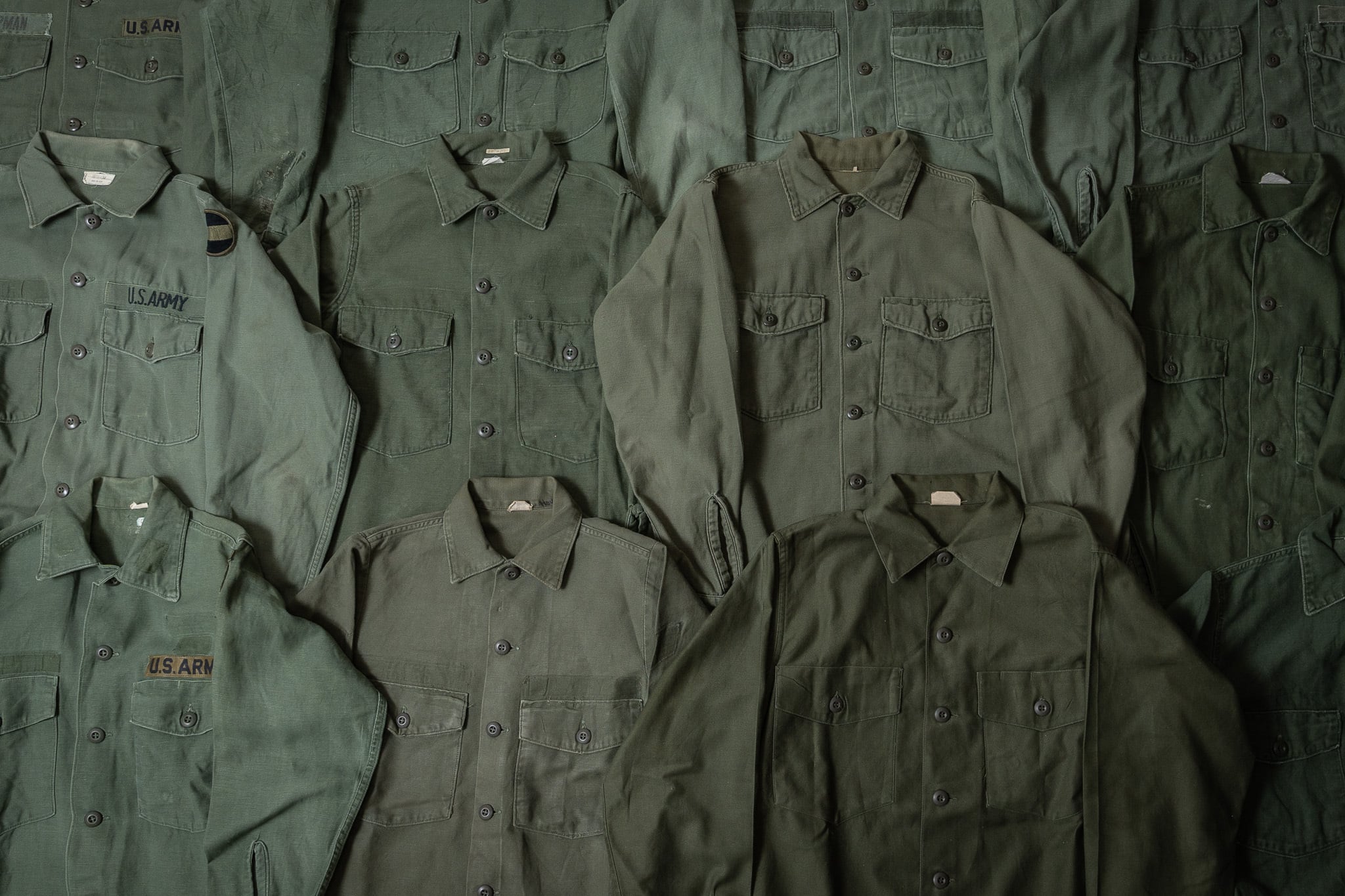X-SMALL】U.S.Army 50's OG-107 Utility Shirt Cotton100% 1st X-SMALL】U.S.Army 50's OG-107 Utility Shirt Cotton100% 1st