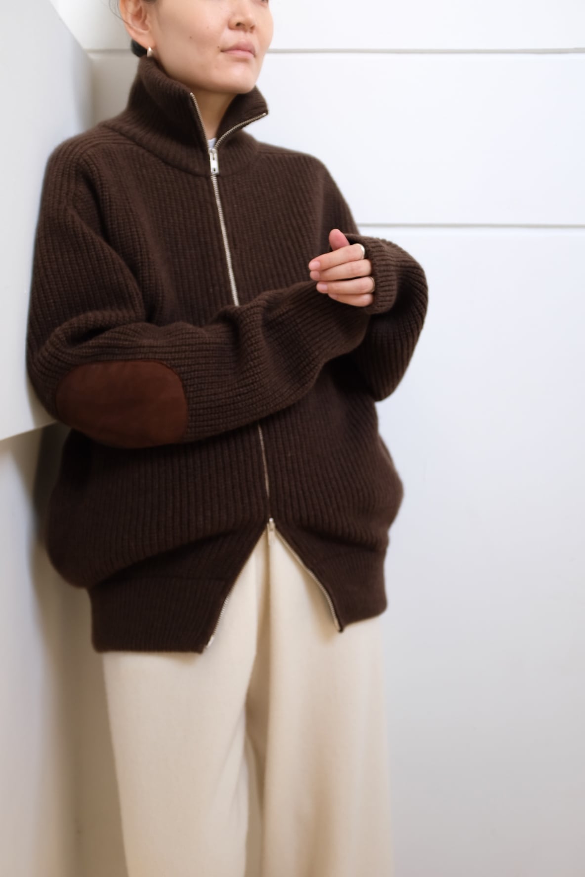 [Phlannel]wool yak driving knit blouson | YES-姫路の美容院と服のお店YES(イエス)です。  powered by BASE