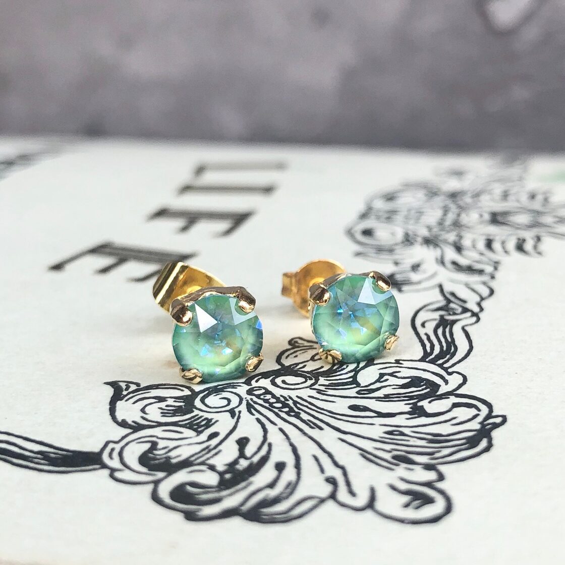 オレンジサファイアピアス（ロイヤルハワイアン内で購入） ピアス 金属 