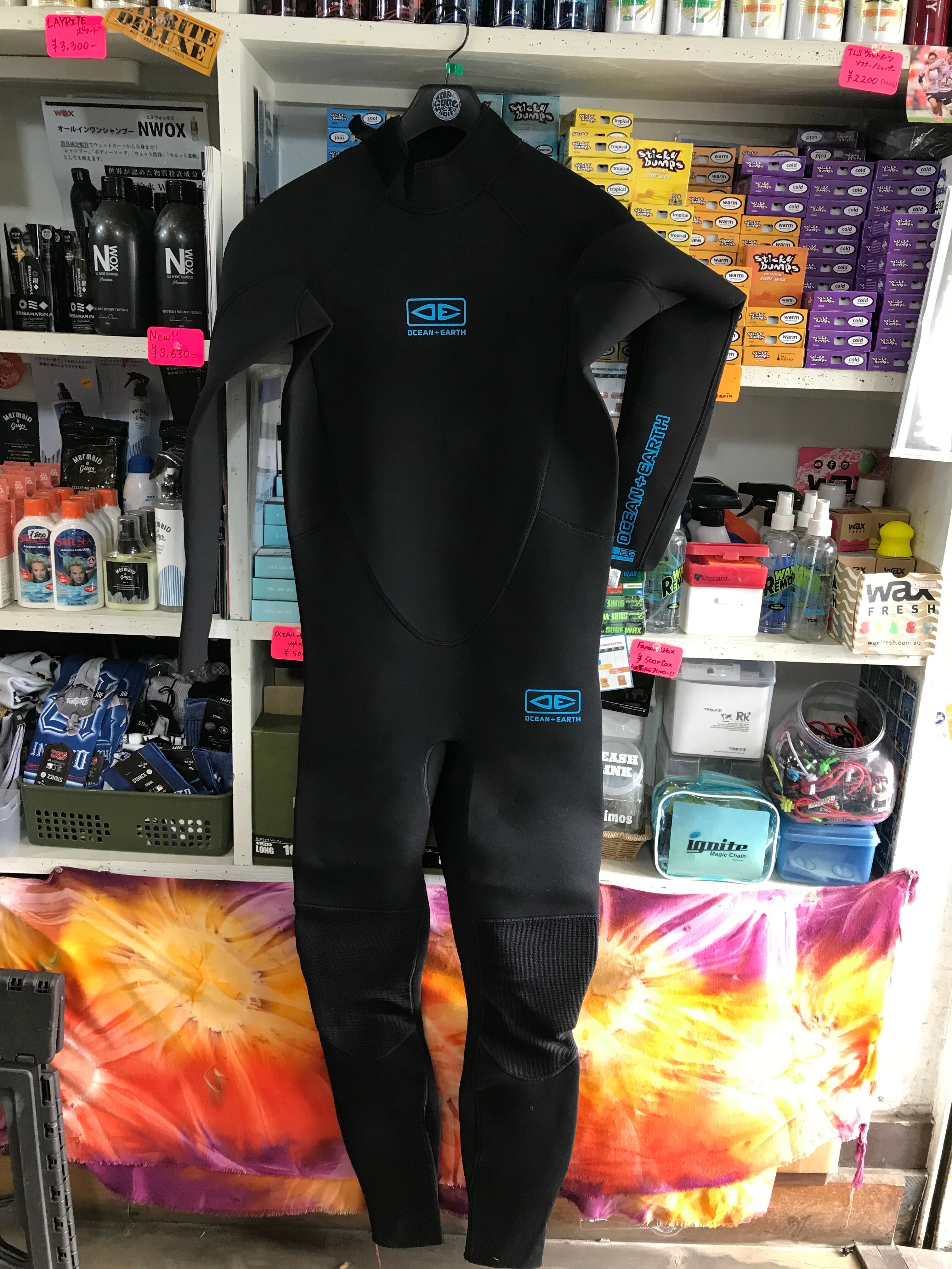O&E WETSUITS MENS STEAMER 3/2mmジャージフルスーツ ｜メンズ