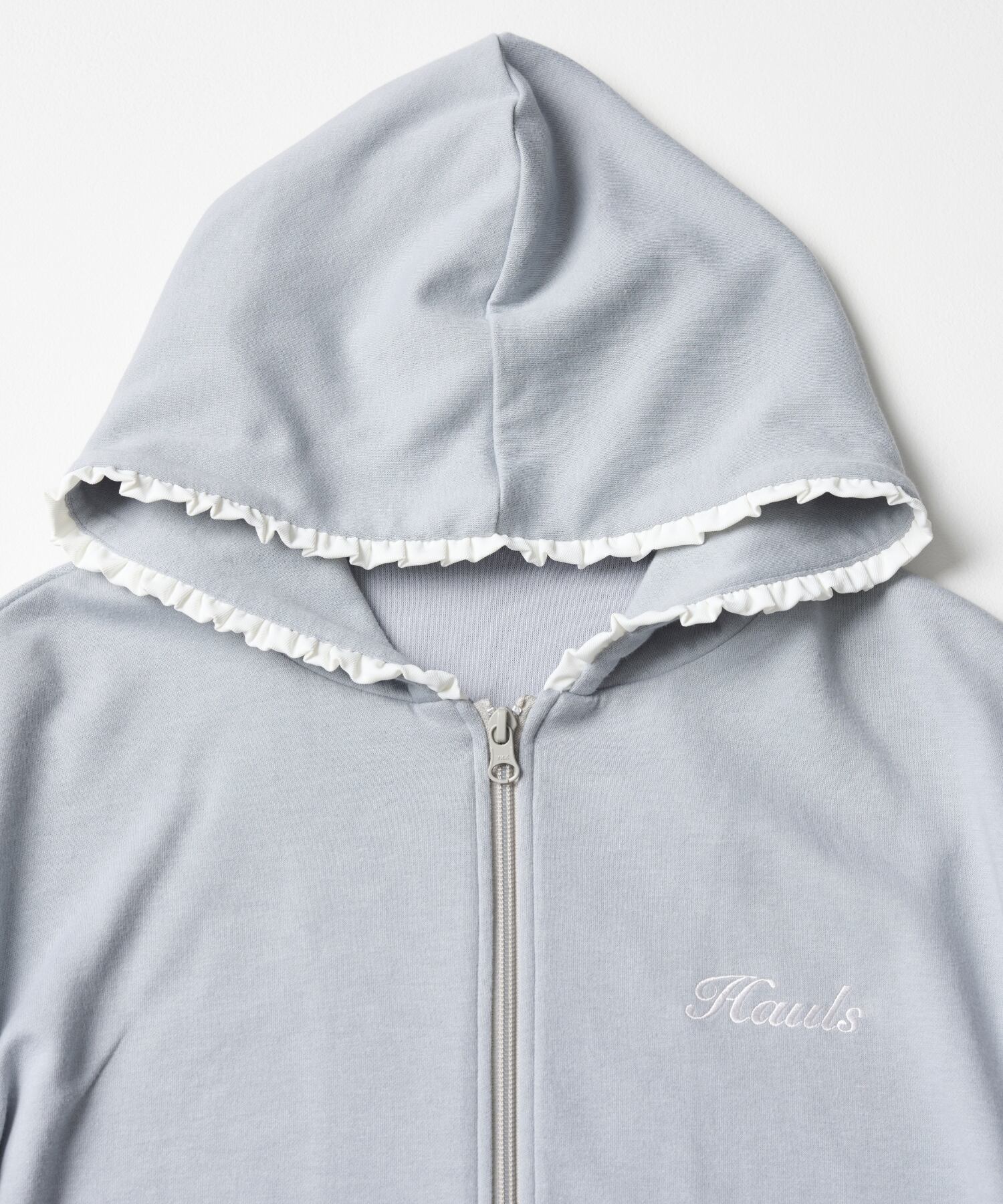 フリル天使フード付きジャージトップス | Hauls