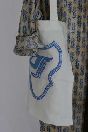 【TOWAVASE】sac bag / White × Blue（mdm01-10）
