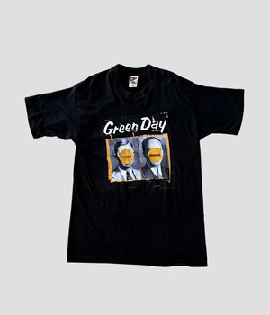 -GREEN DAY- Vintage 90s L  Rock band T-shirt