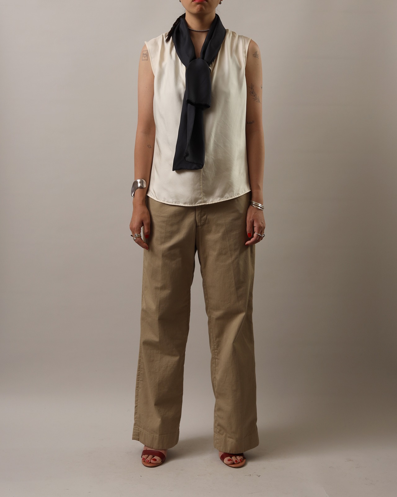 Marni / Sleeveless Tie Top