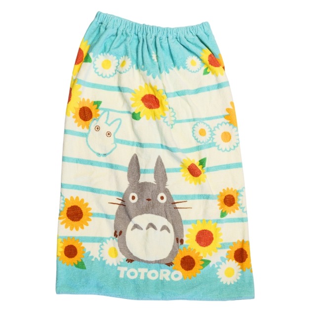 となりのトトロ　80cm丈 巻きタオル　ひまわりとそよ風（0369）
