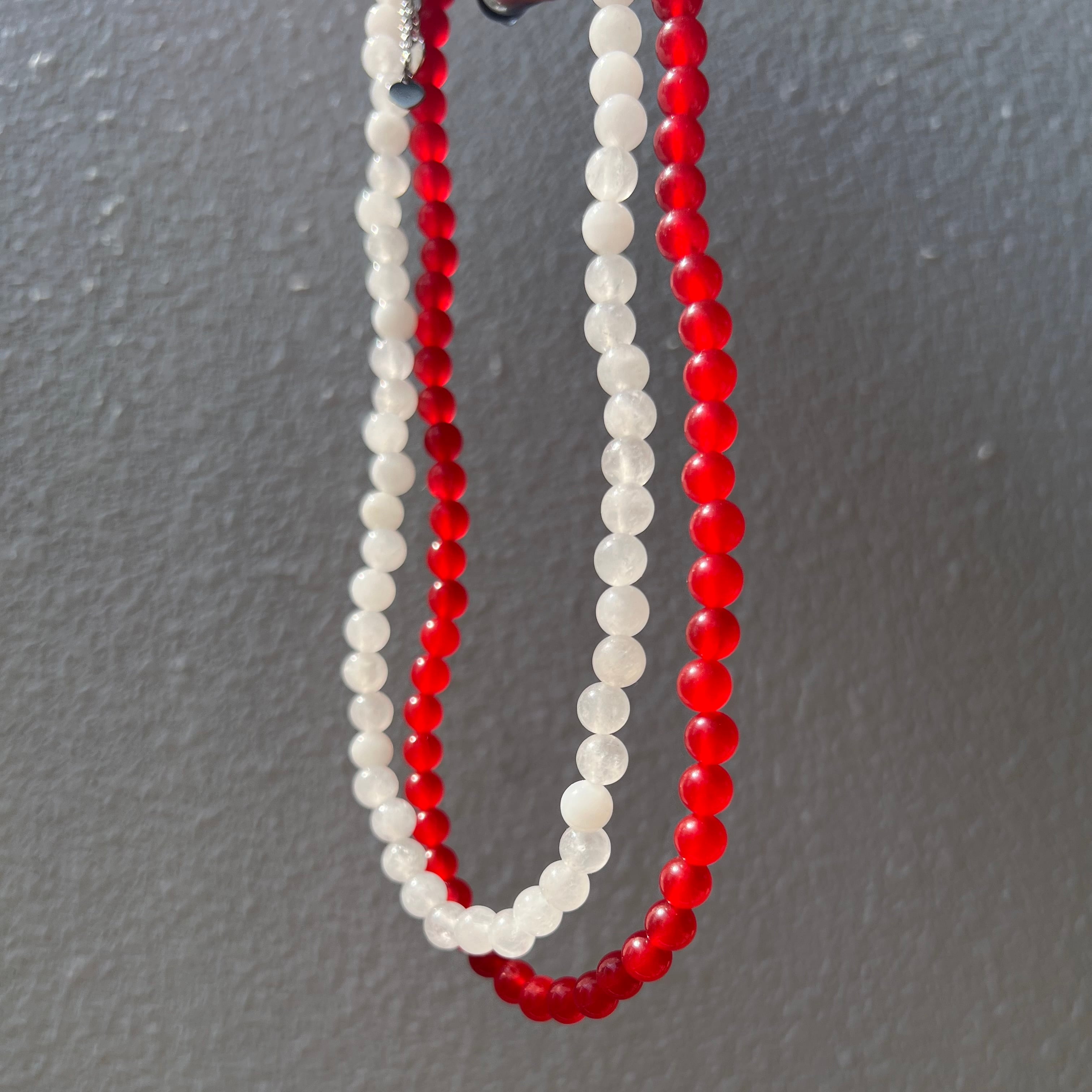 ストーンビーズネックレス