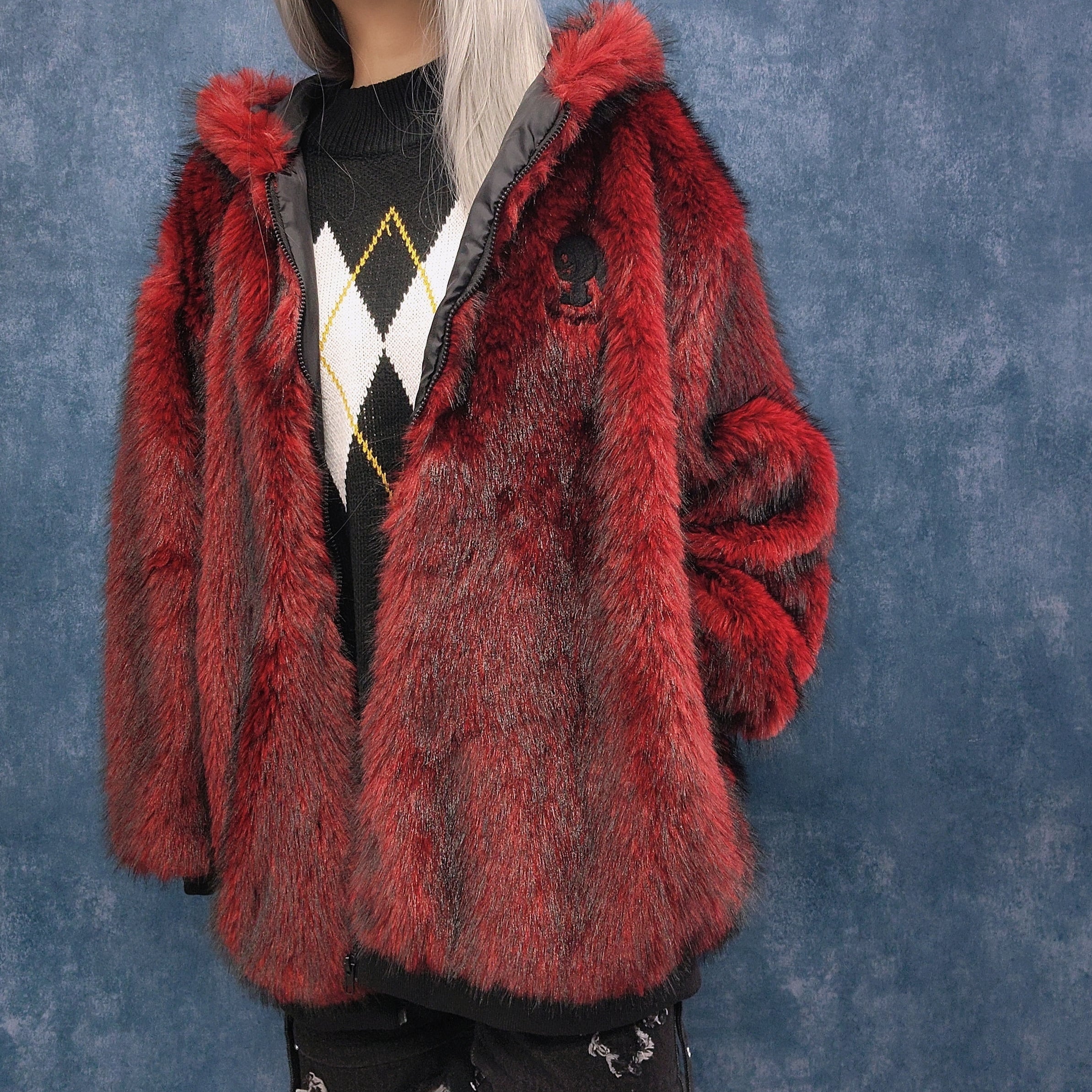 先着39点早い者勝ち半額新作セール》超ふわもこOVERSIZE BLOOD SHADOW