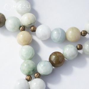 SALE☆ミックス翡翠［翡翠／水晶／スモーキークォーツ］