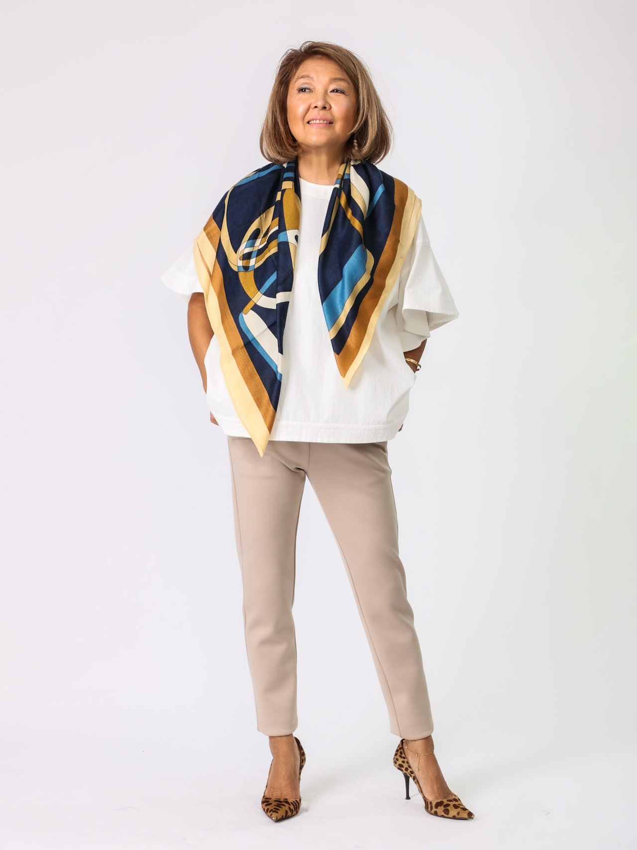 インポート(幾何学ストール)